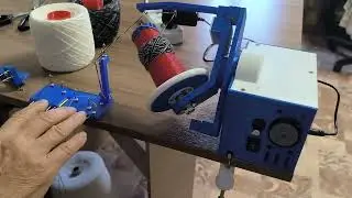 Электрическая моталка для пряжи с одновременным скручиванием - твистер