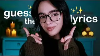 ASMR Close Your Eyes & Guess the Lyrics! ✨ The Best 70s, 80s, & 90s Pop Hits ✨ (soft spoken singing)
