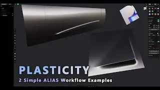 2 Simple Plasticity 3D workflow examples I stole from Alias Tutorial ;-) (v24.3.0-beta.16)