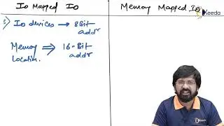 IO Mapped IO and Memory Mapped IO | Microprocessor 8085 | GATE Digital Circuits Logic