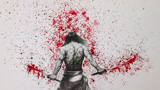 Speed Drawing a Samurai