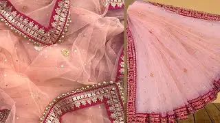 How to Attach Dupatta with Lace  | Thaiyal Kalai | Thaiyal Kalai in tamil | Tamil | TK