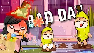 Banana Cat Family 🐱🍌 Cry 😿 and Happy 😸🥰 FUNNY FAMILY #20