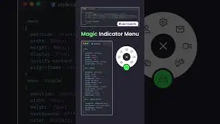 Magic Indicator Menu Using HTML CSS 🔥 Cool Navigation Menu 👾 