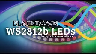 WS2812b LEDs Testing audio response in Python