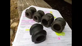 Replacing KIA Sportage 3 stabilizer bushings (For DRIVE2.RU)