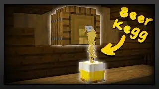 Minecraft - How To Make A Working Beer Kegg