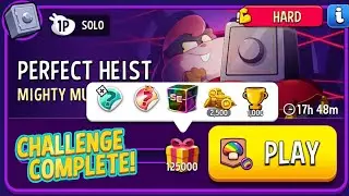 Perfect Heist Mighty Mushrooms Rainbow Match Masters Solo Challenge Score 125000 10 Moves