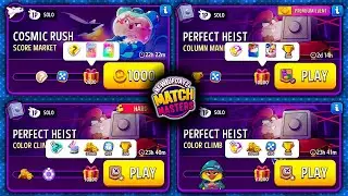 4 Solo/ HARD Color Climb Heist/ Column Mania Heist/ Score Market Cosmic Rush/ Color Climb Heist