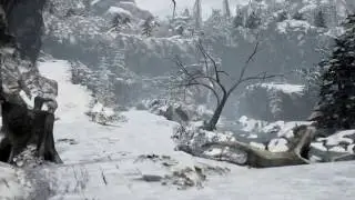 Environment Design Project: Winter Cliffs - Unreal Engine 4