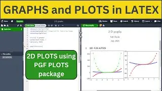 How to add Graphs and Plots in Latex | PGF Plots Latex