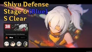 Shiyu Defense (Blue) Stage 6 - Anby , Lucy , Soldier 11 team S Clear | Zenless Zone Zero
