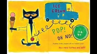 Pete the Cat and His Four Groovy Buttons| Kids Book Read Aloud.