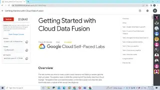 Getting Started with Cloud Data Fusion 