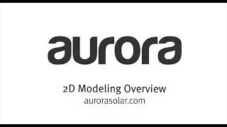 2D Modeling Overview