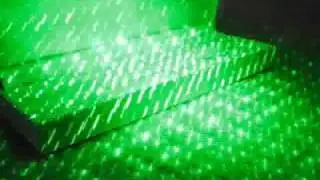 30mW Kaleidoscopic Green Laser from BudgetGadgets