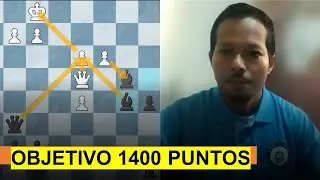 ¡Así estoy subiendo mi ELO en ajedrez! ¿Llegaré a 1400?