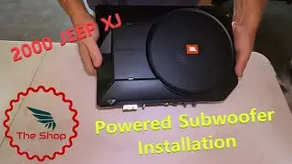 2000 Jeep XJ (Cherokee) Powered subwoofer install
