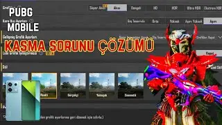 PUBG MOBİLE KASMA -DONMA SORUNU ÇÖZÜMÜ!! TÜM CİHAZLARDA FPS ATIRMA !!!