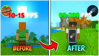 How to fix LAG in Minecraft PE (HINDI) [1.21] || How To Increase FPS in MCPE ?