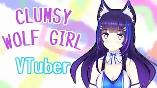 Yoshibana Kokoro - The Clumsy Wolf VTuber | First Stream Highlights [Eng Sub]