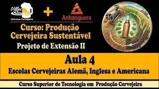 #156 - Aula 4: Curso Produção Cervejeira Sustentável- Escolas Cervejeiras Alemã, Inglesa e Americana