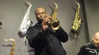 James Carter Master Class at Sax-On in Barcelona, Spain, April 2015