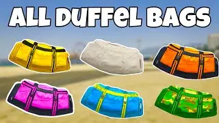 HOW TO GET ALL COLORED DUFFEL BAGS In GTA 5 ONLINE 1.66! *SUPER EASY* (No save wizard)