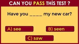 İrregular Verbs Quiz: Can you score 15/15? | Grammar Test