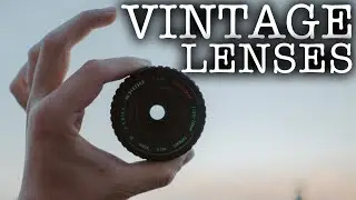 These VINTAGE LENSES are INSANE!