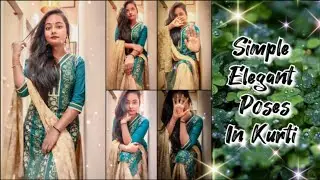Elegant Poses In Kurti✨/How To Pose In Kurti/Festive Outfit #posetips#youtube#bdself-portrait