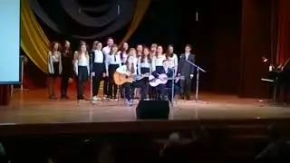 Песня учащихся МБОУ СОШ №1 г. Петушки на городском фестивале "Звонкие голоса"