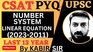 UPSC CSAT Number System Previous Year Question PYQ