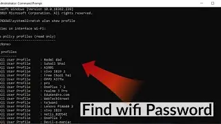 Find all WiFi Passwords Using CMD Command | WiFi ka Password kaise pta kare | 100% guarantee |
