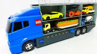 トミカ☆世界の高級な車のミニカーを開封してコンボイへ収納☆ホンダ NSX｜Tomica 