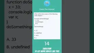 Guess The Answer! #10 #javascript #react #programming #coding #test #mcq #logical #guessing #guess