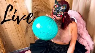 Live Bubble Gum and Balloons with AmandaLynn 💋