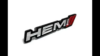 Grill badge Dodge Hemi