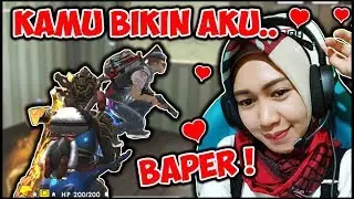 AKU BAPER !! DI GODAIN MULU HEHEHE... - RANKED RANDOM MATCH FREE FIRE