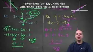 Systems of Equations - Contradictions & Identities