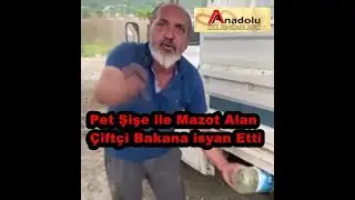 Pet Şişe ile Mazot Alan Çiftçi Bakana isyan Etti