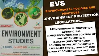 environmental policies and practices:environmental protection act,air act,water act,wildlife act#evs