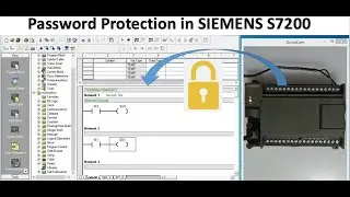 HOW TO APPLY PASSWORD ON SIEMENS S7200 PLC, PASSWORD PROTECTION ON SIEMENS PLC S7200