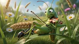 The Ant and the Grasshopper 🐜🌾 | 10-Second Moral Story for Kids