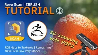 Revo Scan | Zbrush | Converting RGB Color Per Vertex To Textures