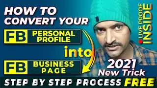 🔴 Convert fb id to page | Facebook profile ko page me kaise convert kare | Digital Josh | HINDI