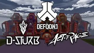 D-Sturb B2B Act Of Rage - Defqon.1 Minecraft Weekend Festival 2024 (FAN MADE)