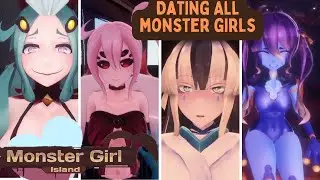 ❤️ALL MONSTER GIRL DATING SCENES | Monster Girl Island