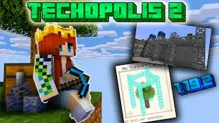 ВИВЕРНА ПРОХОДИТ СКАЙ-БЛОК СБОРКУ Techopolis 2  v 1.19.2 - автоматизация ресурсов! | Нарезки Виверны