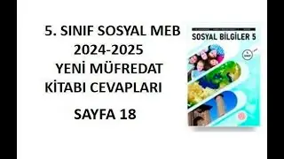 5.  Sınıf Sosyal Bilgiler Ders Kitabı Cevapları Sayfa 18 Meb 2024-2025